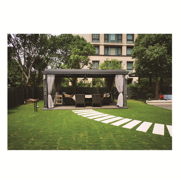 Outdoor Luxury Motorized Motorized Solar Shade Electric Sunroof Garden ... - High-Rise Apartments With Motorized Outdoor Shading Solutions