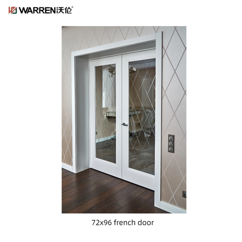 Warren 72x96 Tall French Doors Exterior Modern Double Doors Interior