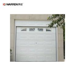 Warren 9x12 Double Aluminium Garage Doors With Glass Windows