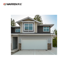 Warren 10x13 Double Electric Roller Garage Door With Windows