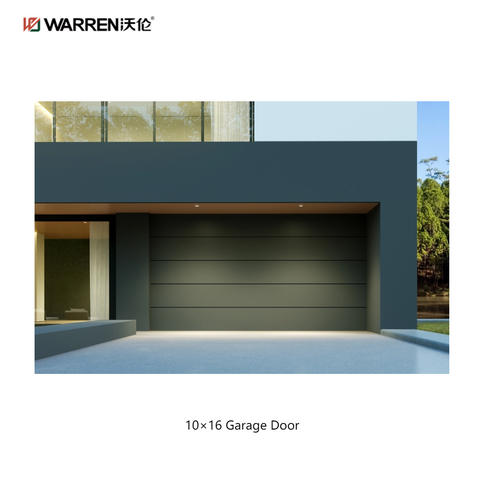 Warren 10x16 Aluminum Single Garage Doors With Insulated Garage Windows
