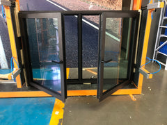 LVDUN 96x80 sliding patio door impact narrow frame window