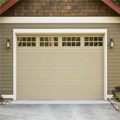 LVDUN modern aluminum glass garage door steel garage door