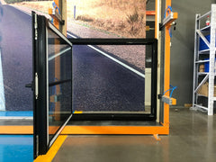 LVDUN Energy Saving Hurricane Proof Glass Aluminum Wood Frame Tilt and Turn Window for Commercial Building Impact Window