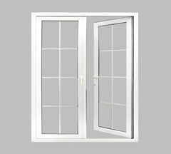 LVDUN plastic patio double PVC swing door