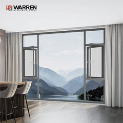 Warren new fashion design aluminium medium and narrow open window flyscreen for home and office use