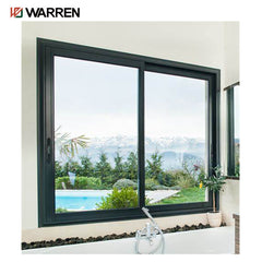 Warren Used Commercial Windows Hotel European Style Double Glazed Aluminium Sliding Windows