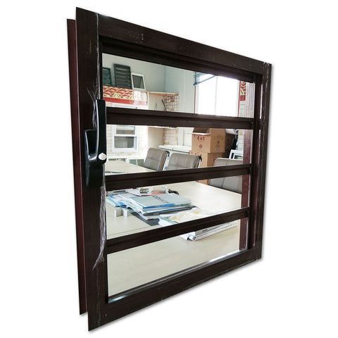 LVDUN New Design Thermal Break Aluminum French Casement Window Swing Tempered Glass Window