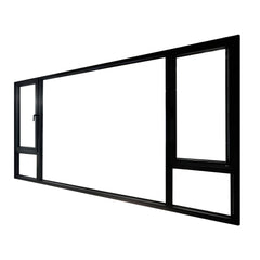 LVDUN Energy saving double glass window aluminium casement windows high performance windows passive house window