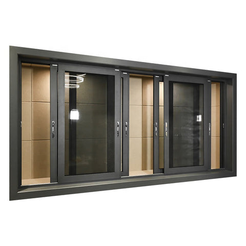 Warren China Manufacturer Extrusion Aluminium Alloy window Wardrobe Sliding Window Discount