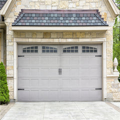 Modern Electronic Insulated Clear Glass Panel torsion spring garage door