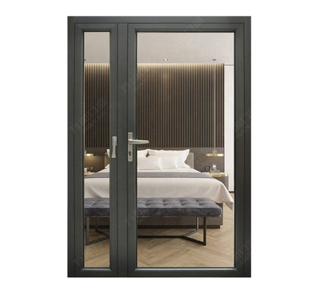 LVDUN Customized soundproof aluminum glass swing door