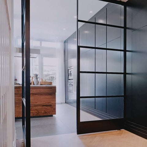 LVDUN French style steel doors and windows tempered opaque glass and swiss imported hot rolled carbon steel doors