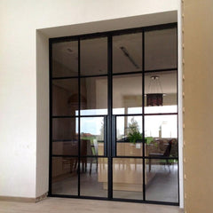 unique wrough iron grill design Steel door and window for villa and commercial buildings