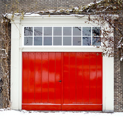 LVDUN black aluminum benefit glass sectional garage folding glass garage doors