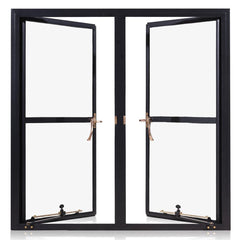 LVDUN Matt black exterior casement steel  window