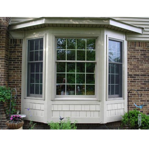 LVDUN Garden Yard Aluminium Casement Recurve Bow Window Cushion Bay Windows For Sale