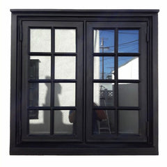 LVDUN Single Casement Corner Tempered Glass Panel French Door
