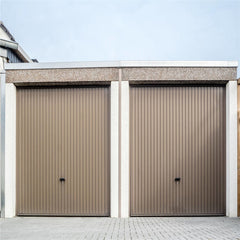LVDUN black aluminum benefit glass sectional garage motor roller door garage