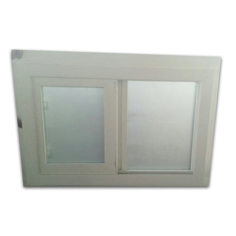 LVDUN Top 10 Hot Sale House Bathroom Used Frosted Tempered Glass PVC Sliding Window
