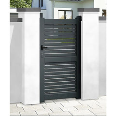 LVDUN American Exterior Aluminum Sidewalk Driveway Gate Electronic Door For Outdoor Garden Price