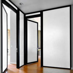 LVDUN White Internal Sliding Glass Barn Doors