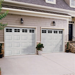 LVDUN modern aluminum glass garage door folding garage door