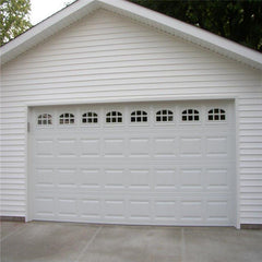 Low price residential automatic glazed garage doors