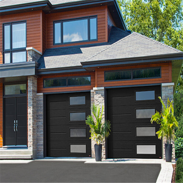 LVDUN Modern design exterior automatic aluminum garage door 8 x 7