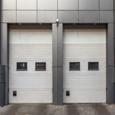LVDUN aluminum full glass garage doors shutter door garage hardware