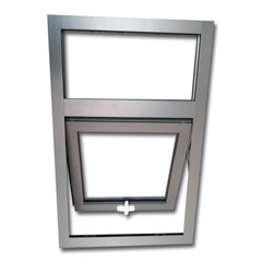 LVDUN High Quality UPVC Profile Grill Design Plastic Windows for Hotel