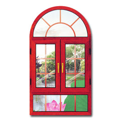 LVDUN Factory Price Windproof Heat Transfer Printing Paper Aluminum Frame Casement Window