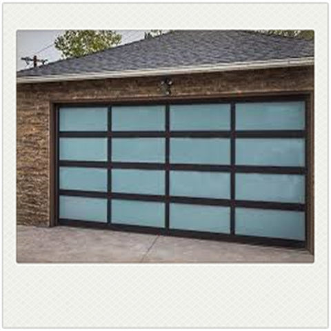 Customized aluminum panel storm-proof garage door