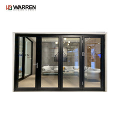 Factory Hot Sales Modern Design Soundproof Bi-Fold Door Glass Aluminum Doors