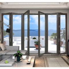 LVDUN aluminum bi folding sliding patio doors