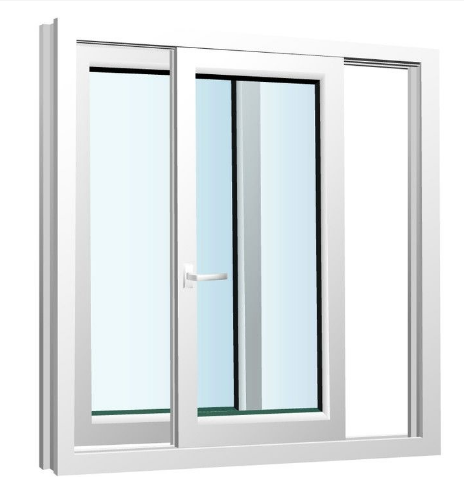 LVDUN High Quality Double Glazed Pvc Frame Sliding Glass Window