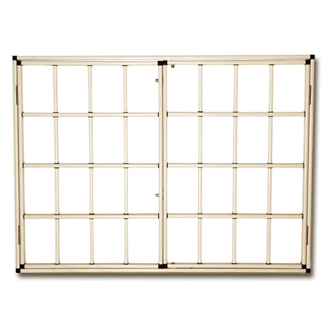 LVDUN High Quality Aluminum Frames Fixed Tempered Glass Windows with Grill Design