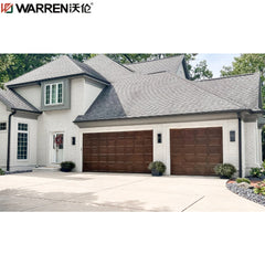 Warren 20x7 Fold Up Glass Garage Doors Black Garage Door With Side Windows Black Single Car Garage Door