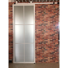 LVDUN Floor To Ceiling Sliding Casement Double Iron Doors With Clear Glass