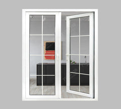 LVDUN plastic patio double PVC swing door