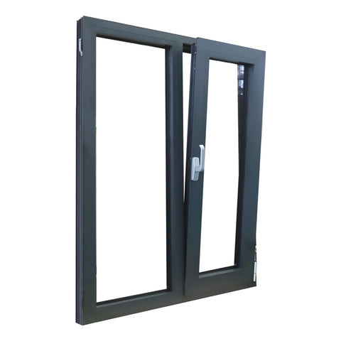 LVDUN Top quality modern design Aluminum clad wood inward casement window tilt and turn windows