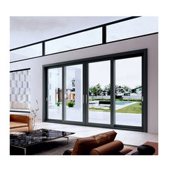 LVDUN French Doors Interior Sliding High Quality Commercial System Safety Glass Triple Sliding Glass Patio Doors Sliding Cubicle Doors