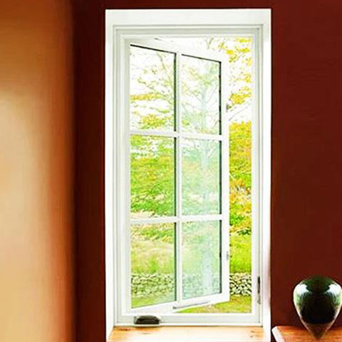 LVDUN Simple Design Double Glass UPVC Casement Awning Windows