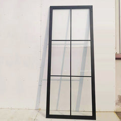 LVDUN Steel glass doors windows price french casement window