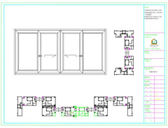 LVDUN 72x80 patio door lifting and sliding door