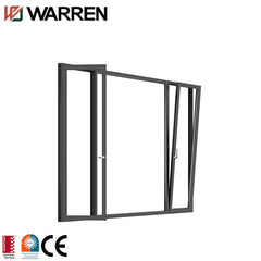 competitive price black french aluminum casement window