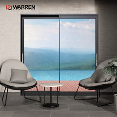 Warren 96 x 96 Exterior Sliding Glass Door 96 x 96 Sliding Patio Door Cost