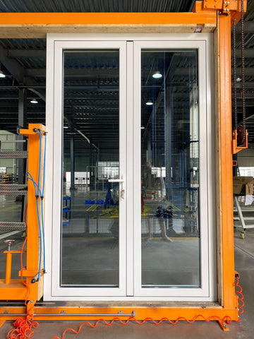 Warren Black color casement door aluminum double glaze low-E glass factory directly sale