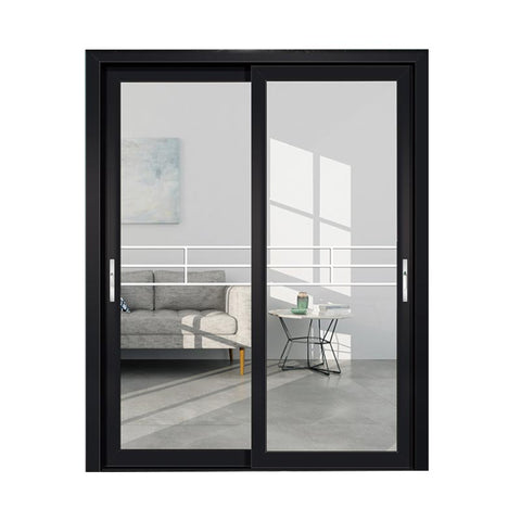 LVDUN aluminum 96 x 80 sliding glass door