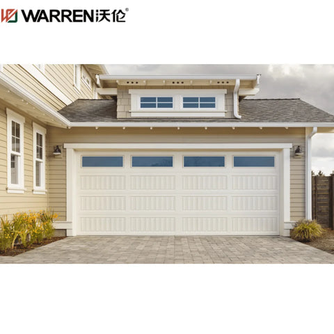 Warren 9 By 7 Garage Door 16ft Garage Door Garage Doors Black Aluminum Steel For Homes Modern